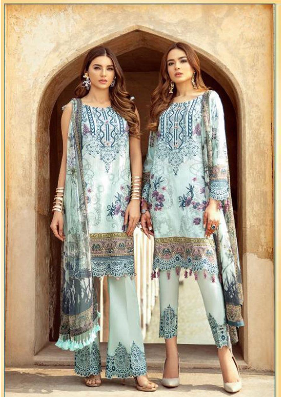 Apna Cotton Saniya 4 Latest Fancy Designer Karachi Dress Material Collection
